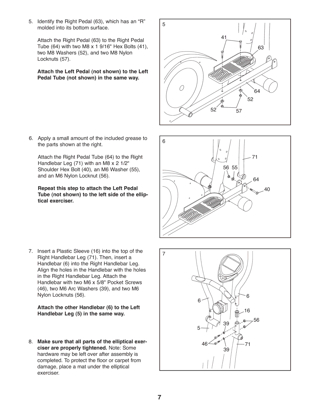 Weslo WLEL7397.1 user manual 