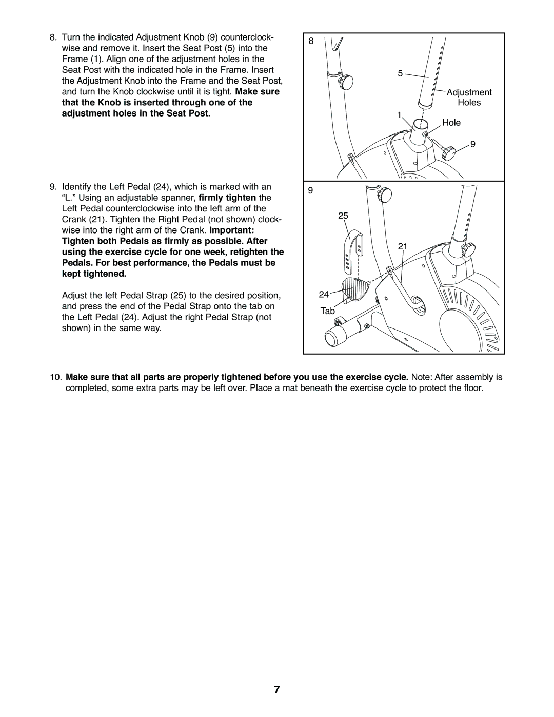 Weslo WLEVEX12920 user manual 