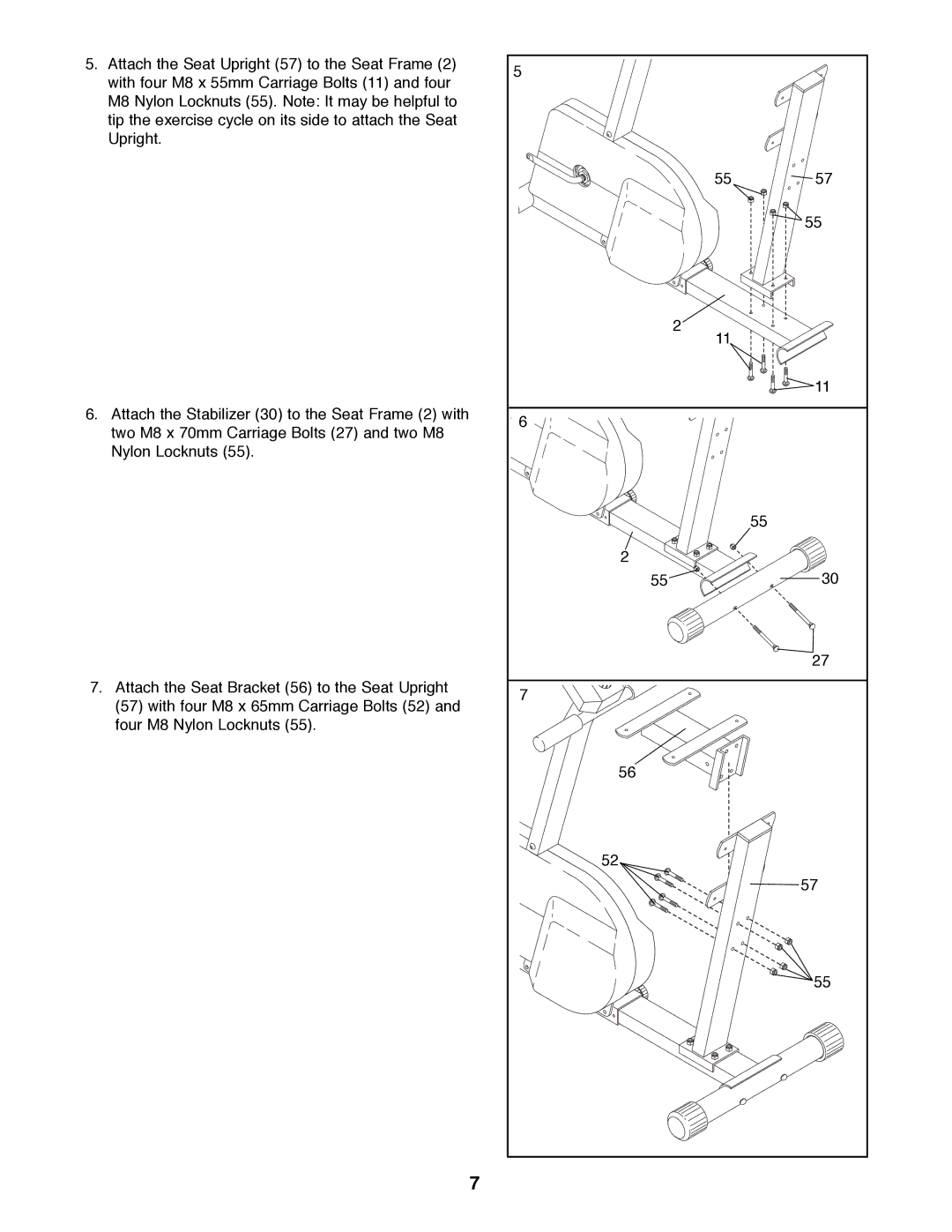 Weslo WLEX27180 user manual 