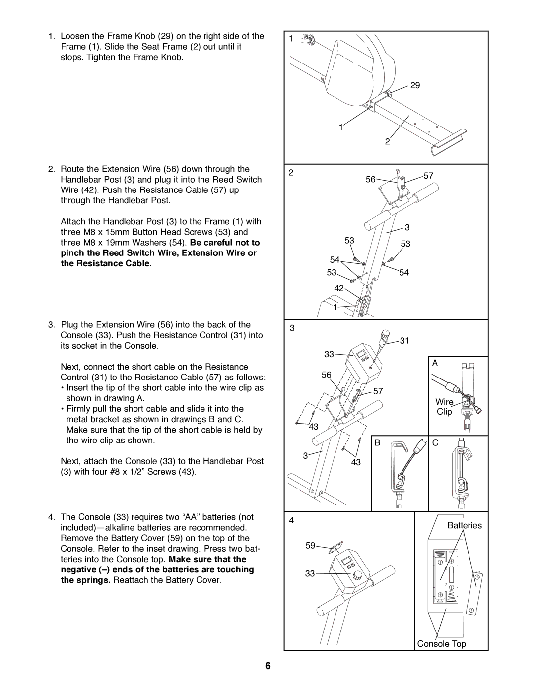 Weslo WLEX27181 user manual 