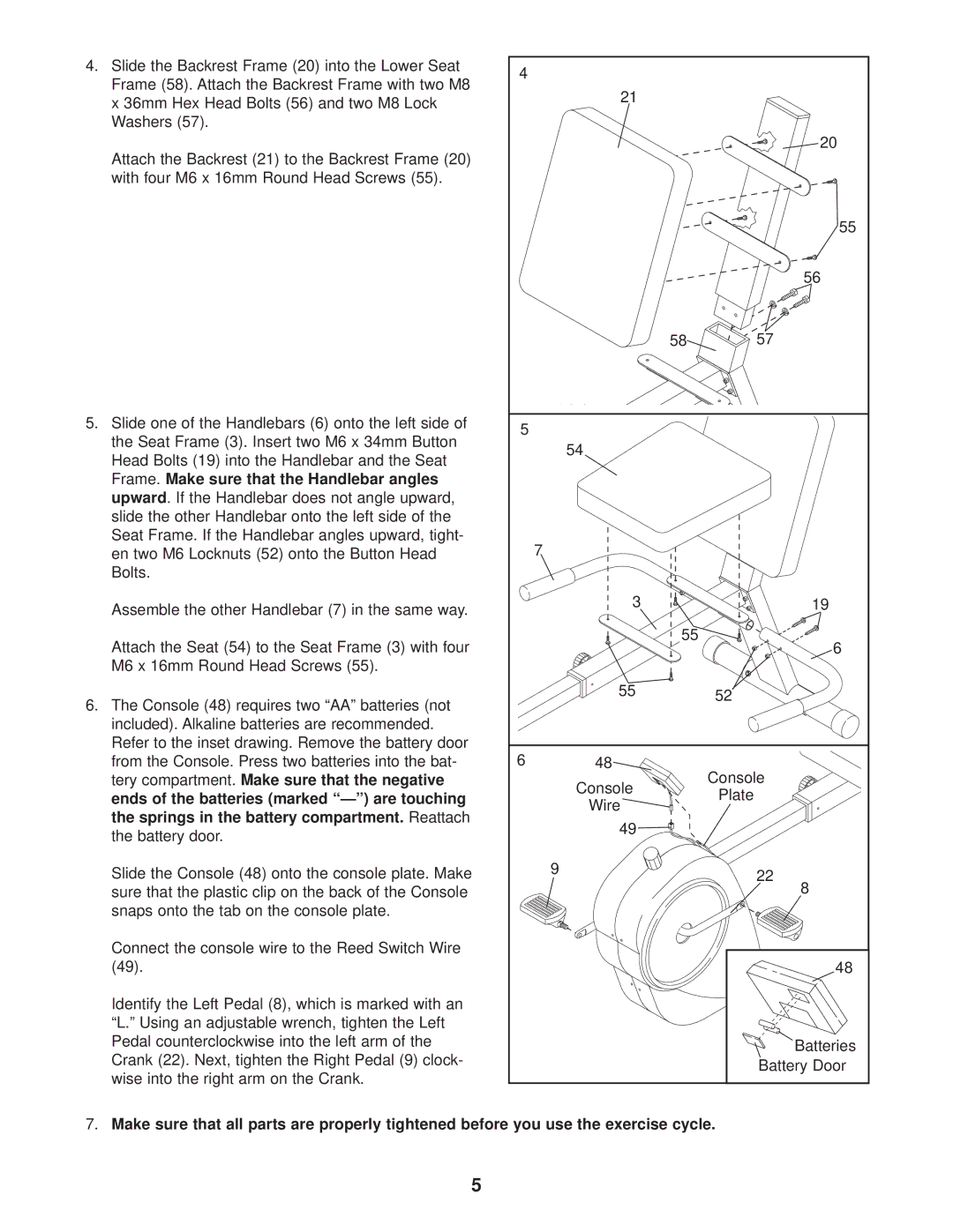 Weslo WLEX30480 user manual 