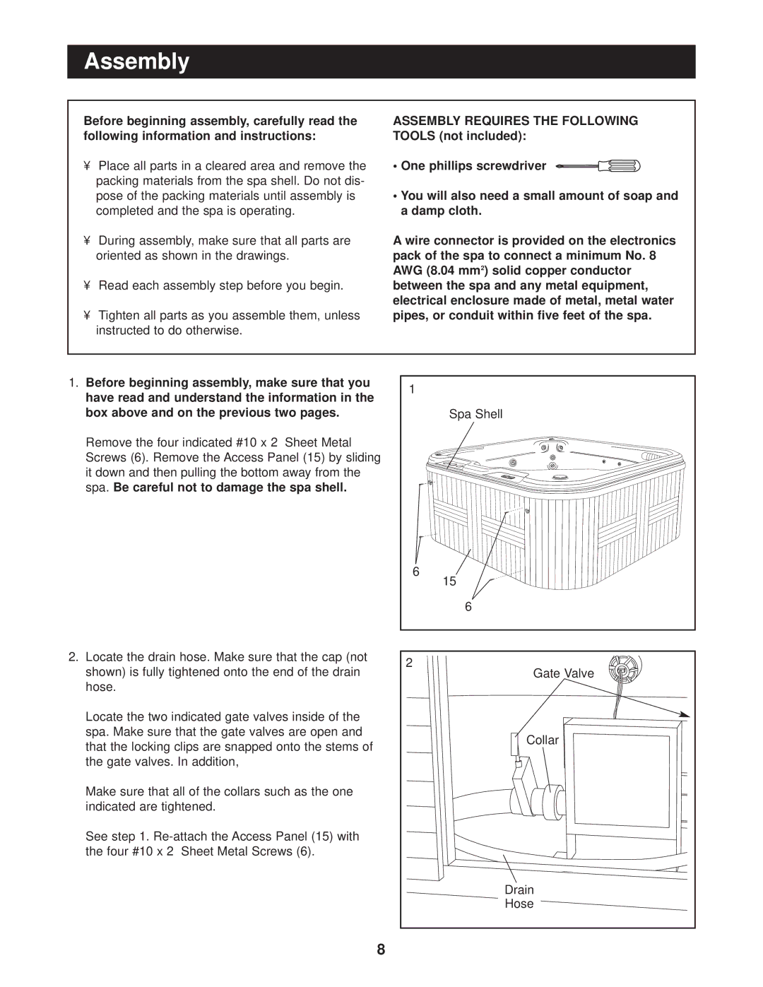 Weslo WLSB62810, WLSG62810 user manual Assembly 