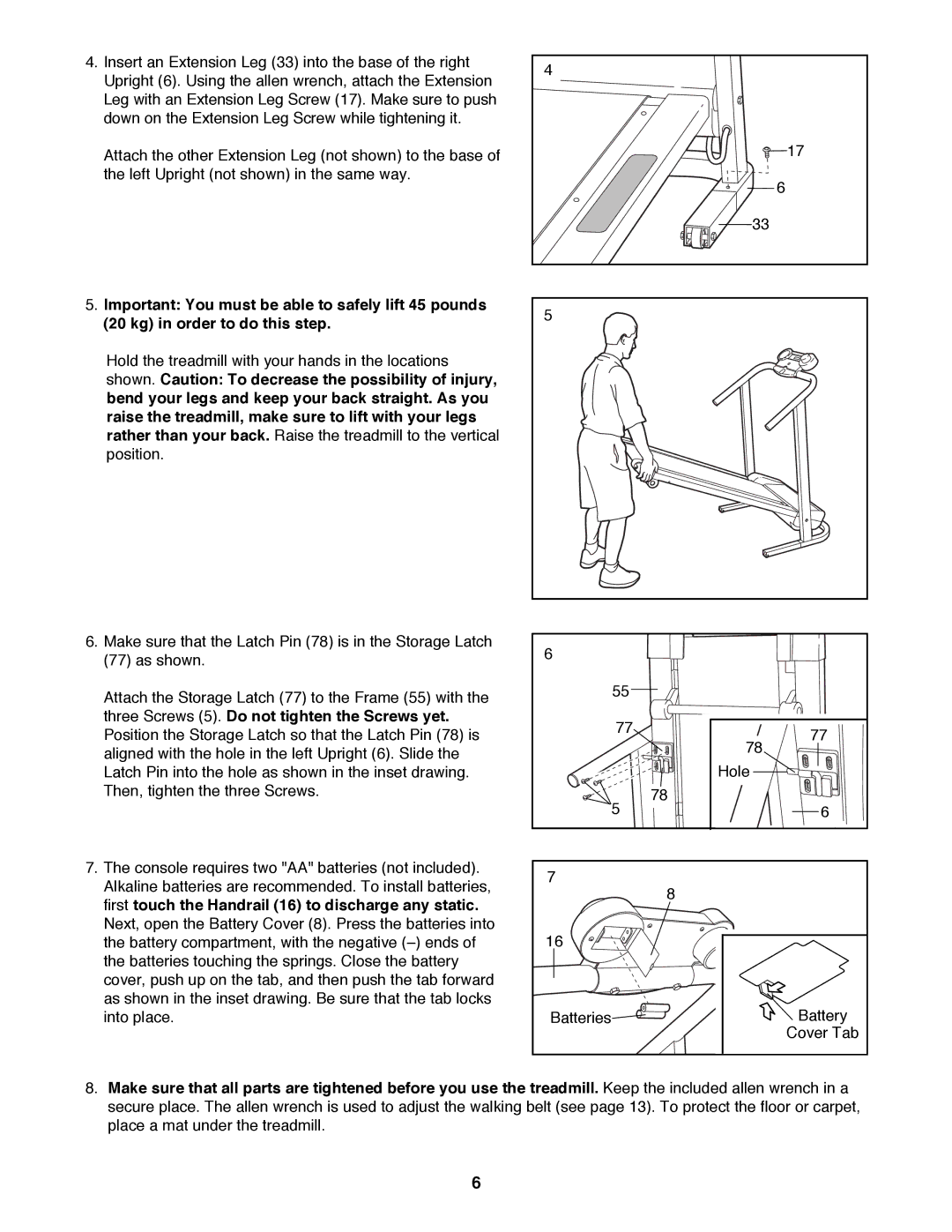 Weslo WLTL11093 user manual 