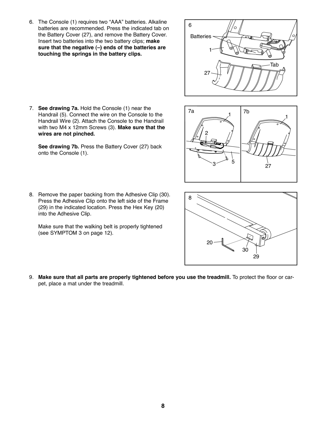 Weslo WLTL11310.0 warranty 