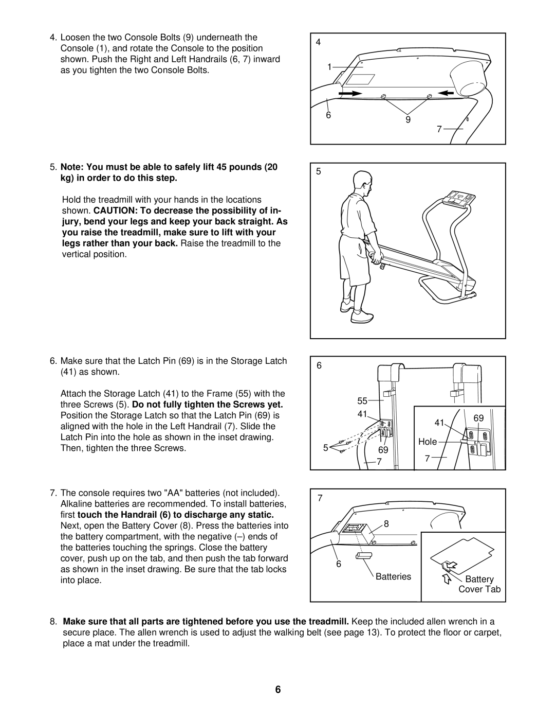 Weslo WLTL19010 user manual 