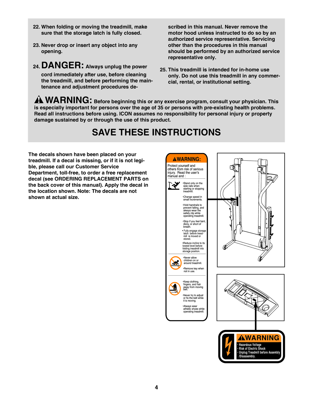 Weslo WLTL223040 user manual 