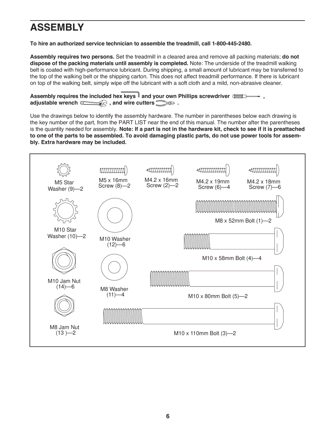 Weslo WLTL24308.0 user manual Assembly 