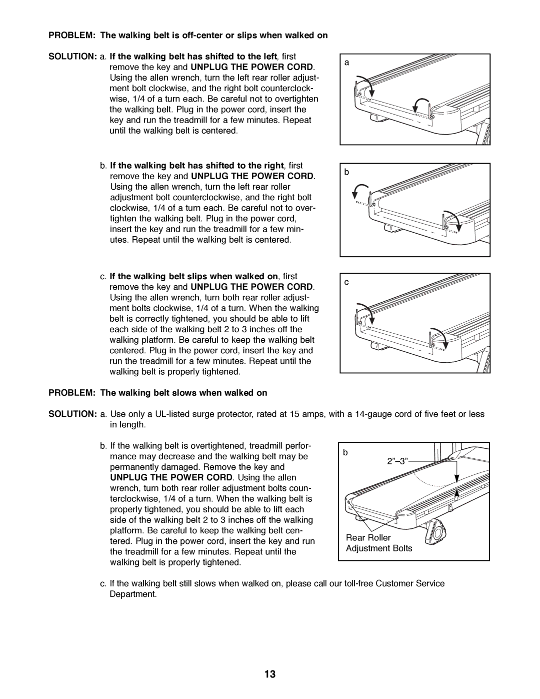 Weslo WLTL26080 user manual 2ÓÐ3Ó 