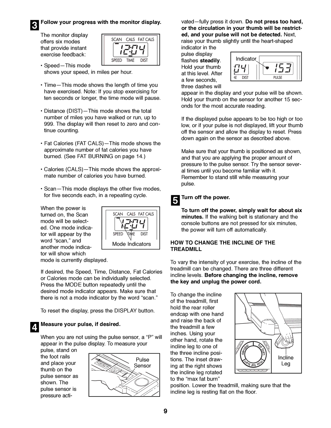 Weslo WLTL26080 user manual Follow your progress with the monitor display, Measure your pulse, if desired 