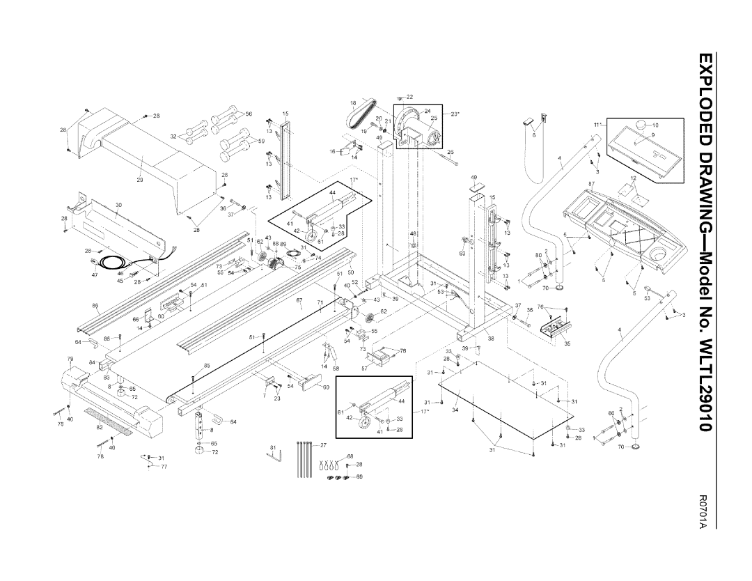 Weslo WLTL29010 user manual 