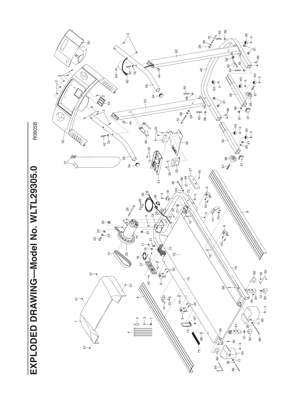 Weslo WLTL29305.0 user manual R0805B 