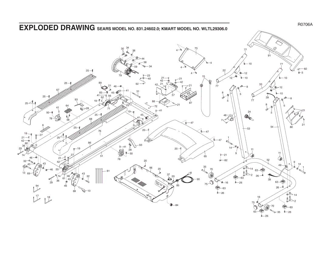 Weslo WLTL29306.0 user manual R0706A 