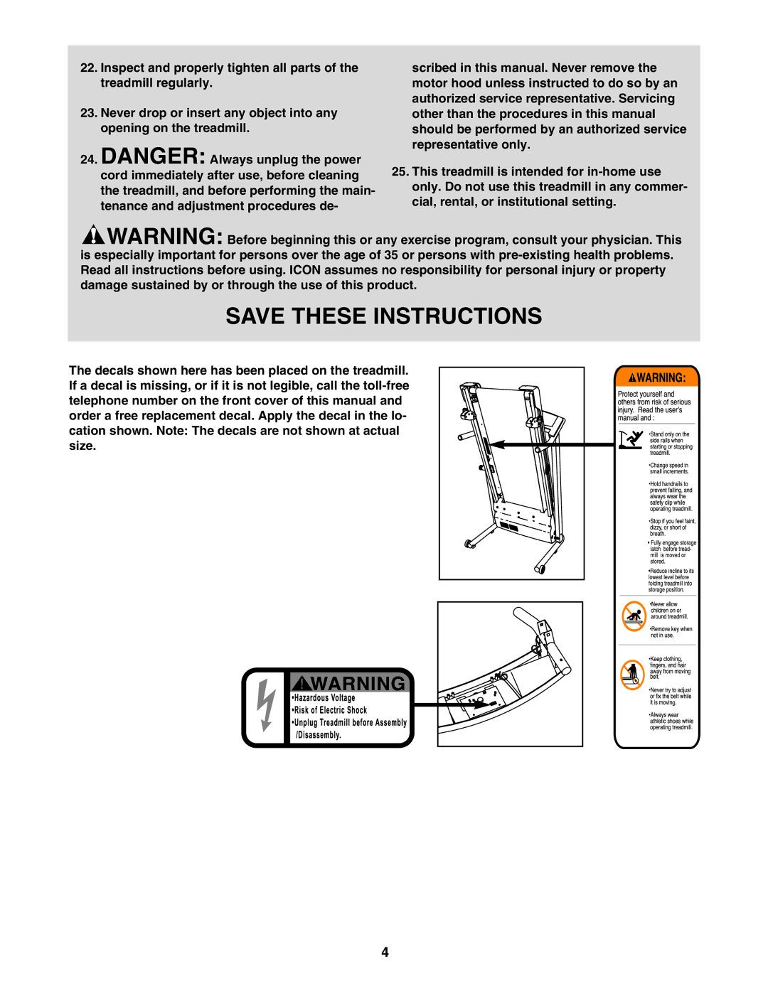 Weslo WLTL29306.0 user manual 