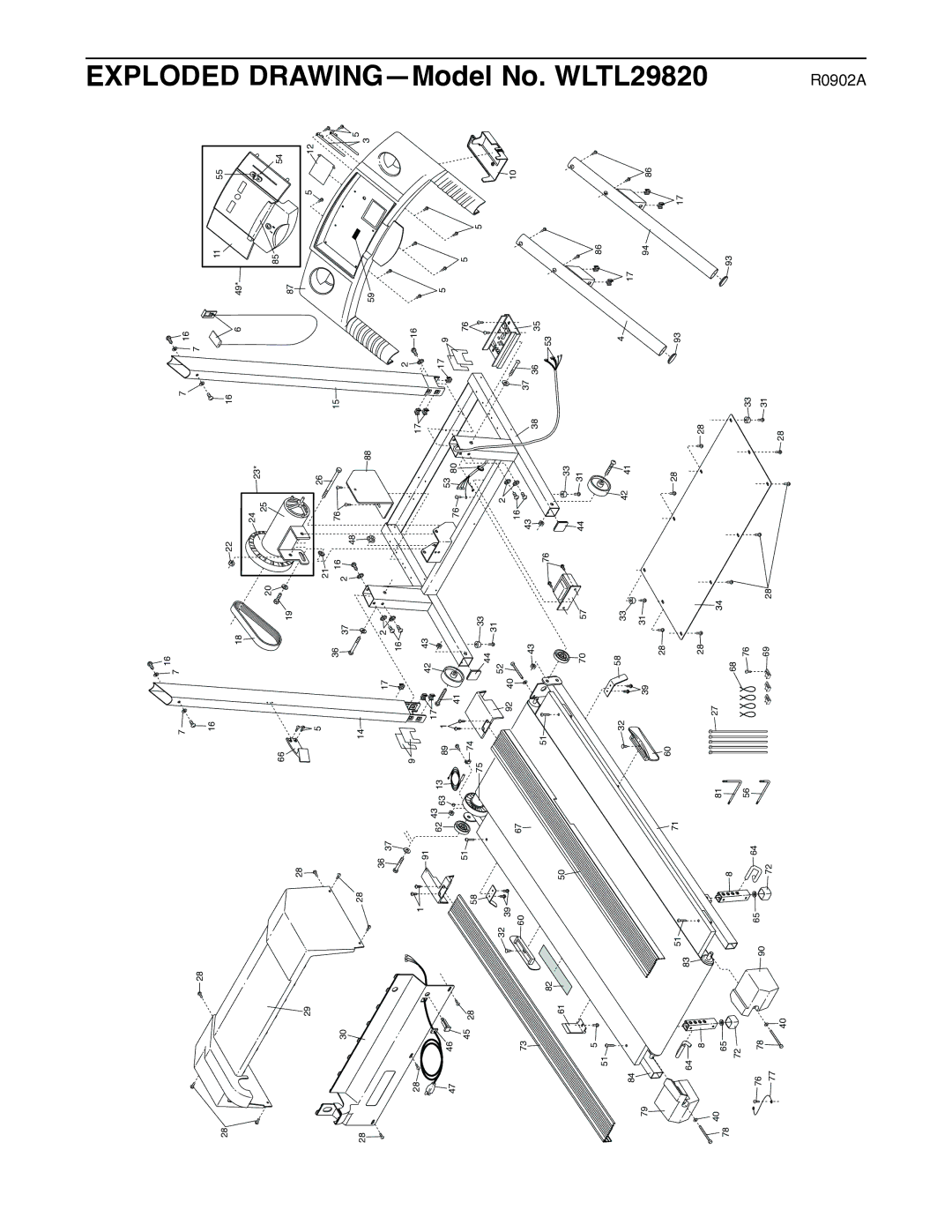 Weslo WLTL29820 user manual 