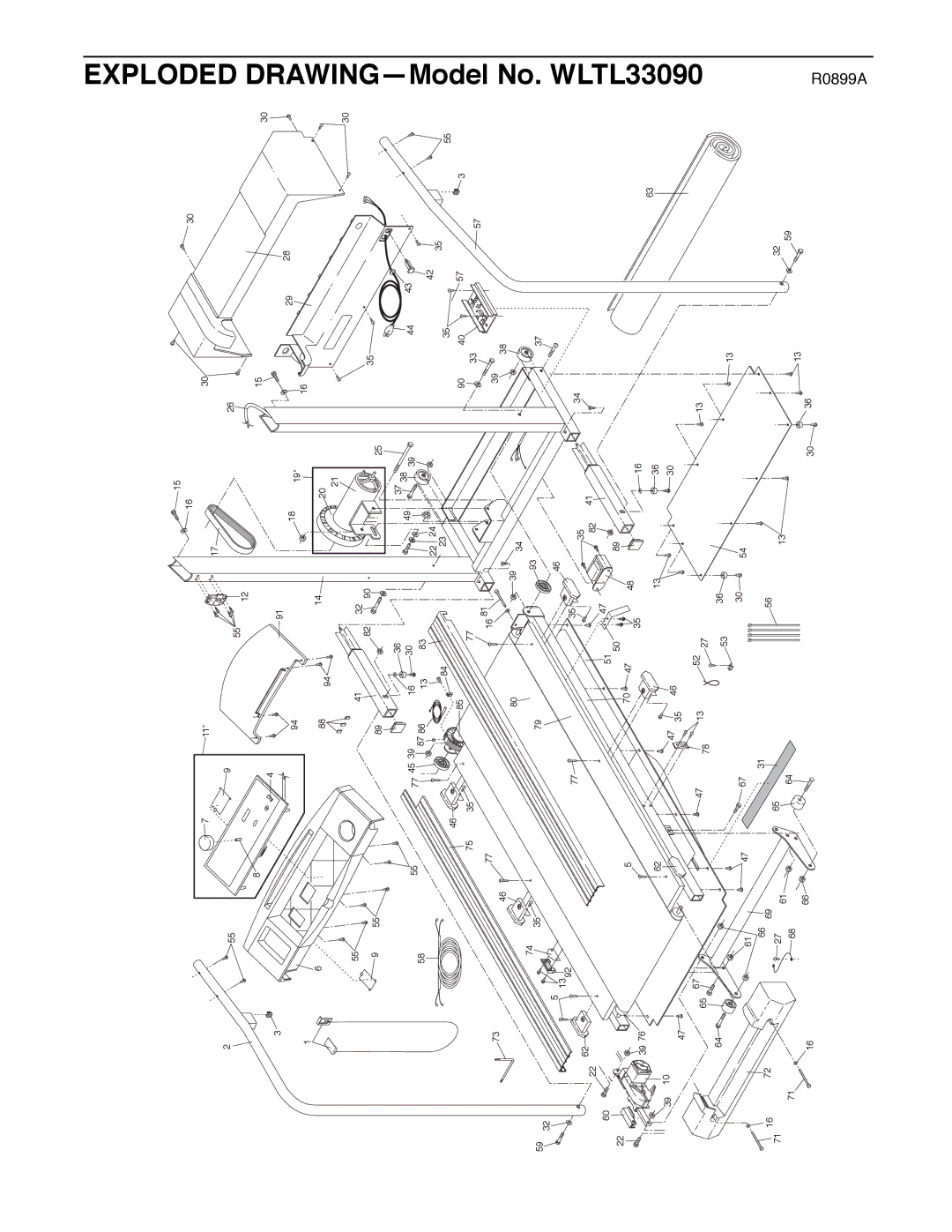 Weslo user manual 55 No.WLTL33090 