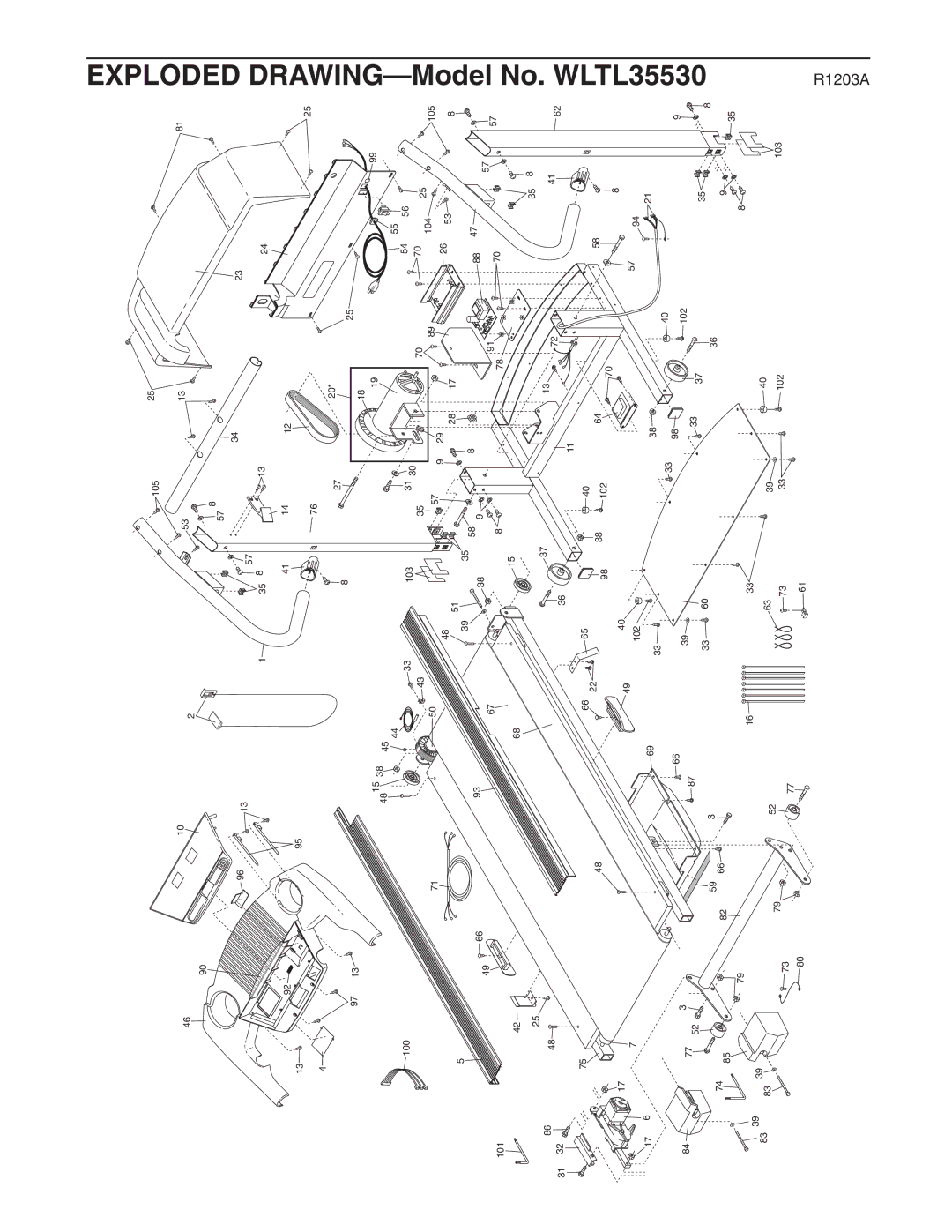 Weslo WLTL35530 user manual Model 