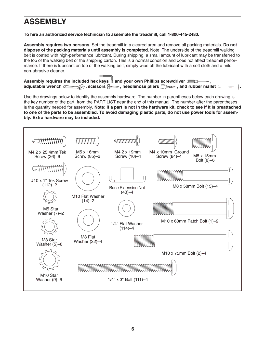 Weslo WLTL37308.0 user manual Assembly 