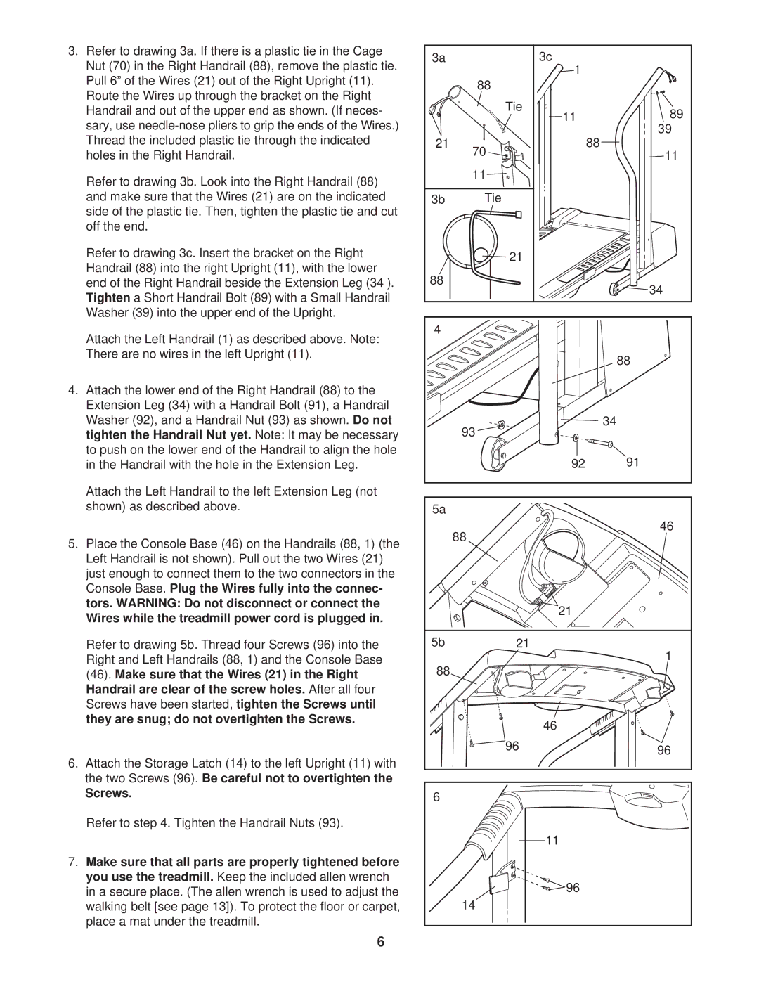 Weslo WLTL39112 user manual Screws 