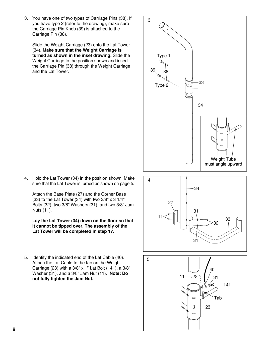 Weslo WLTL46080 user manual 