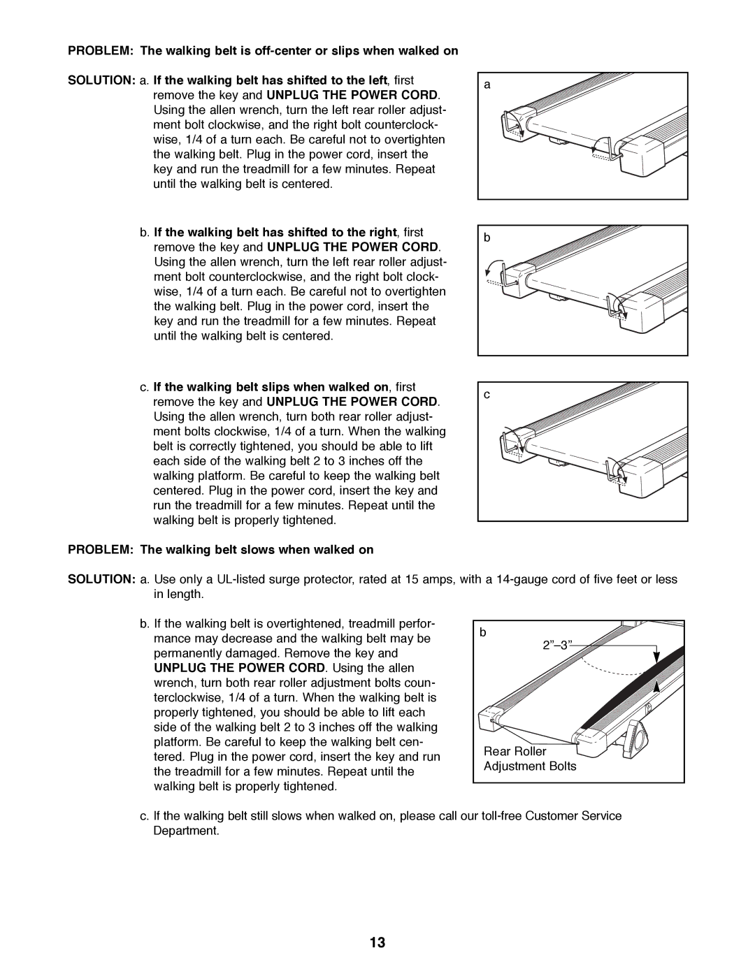 Weslo WLTL46090 user manual 2ÓÐ3Ó 