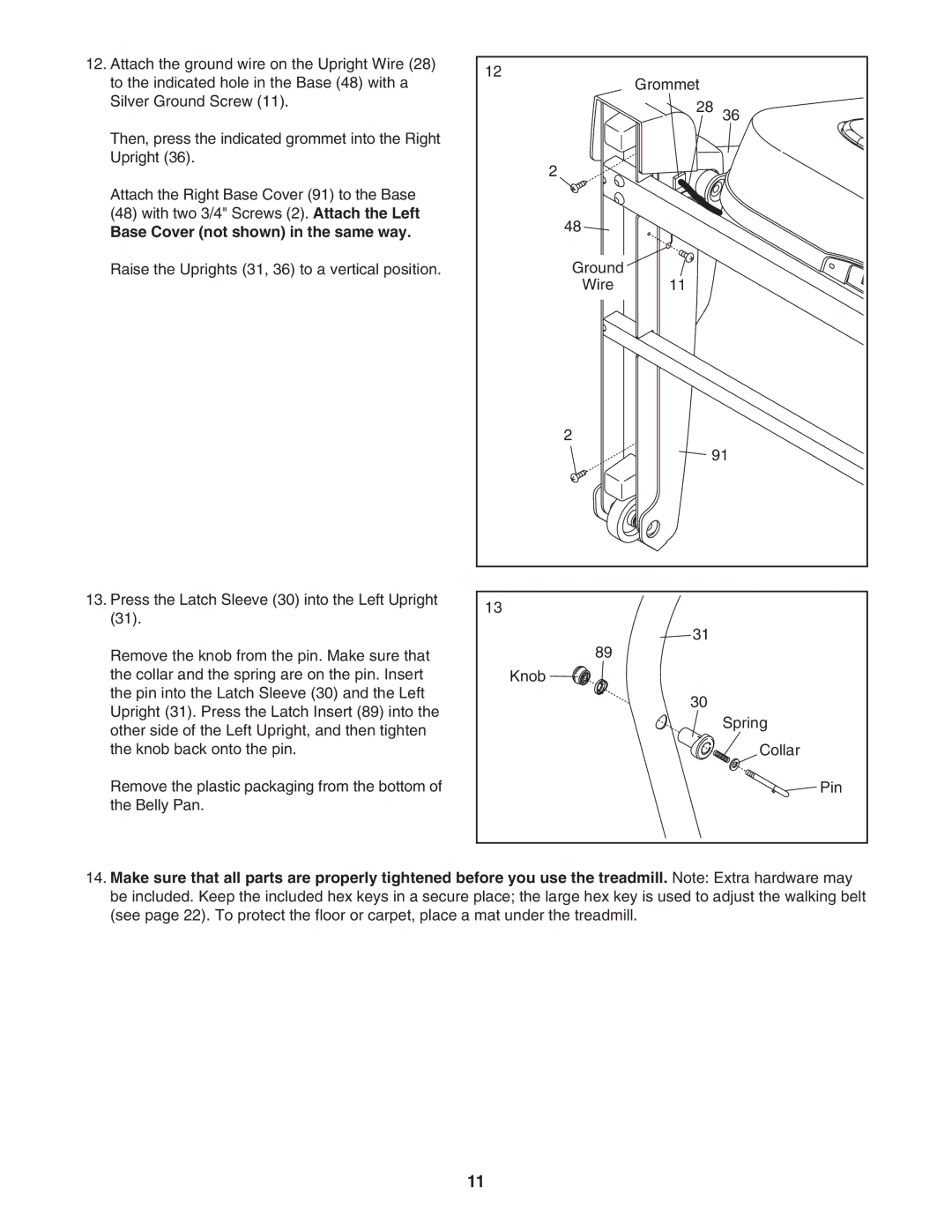 Weslo WLTL49806.0 user manual Base Cover not shown in the same way 