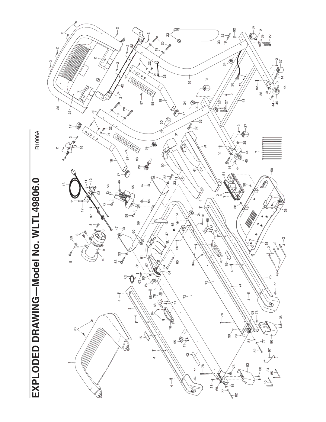 Weslo WLTL49806.0 user manual R1006A 