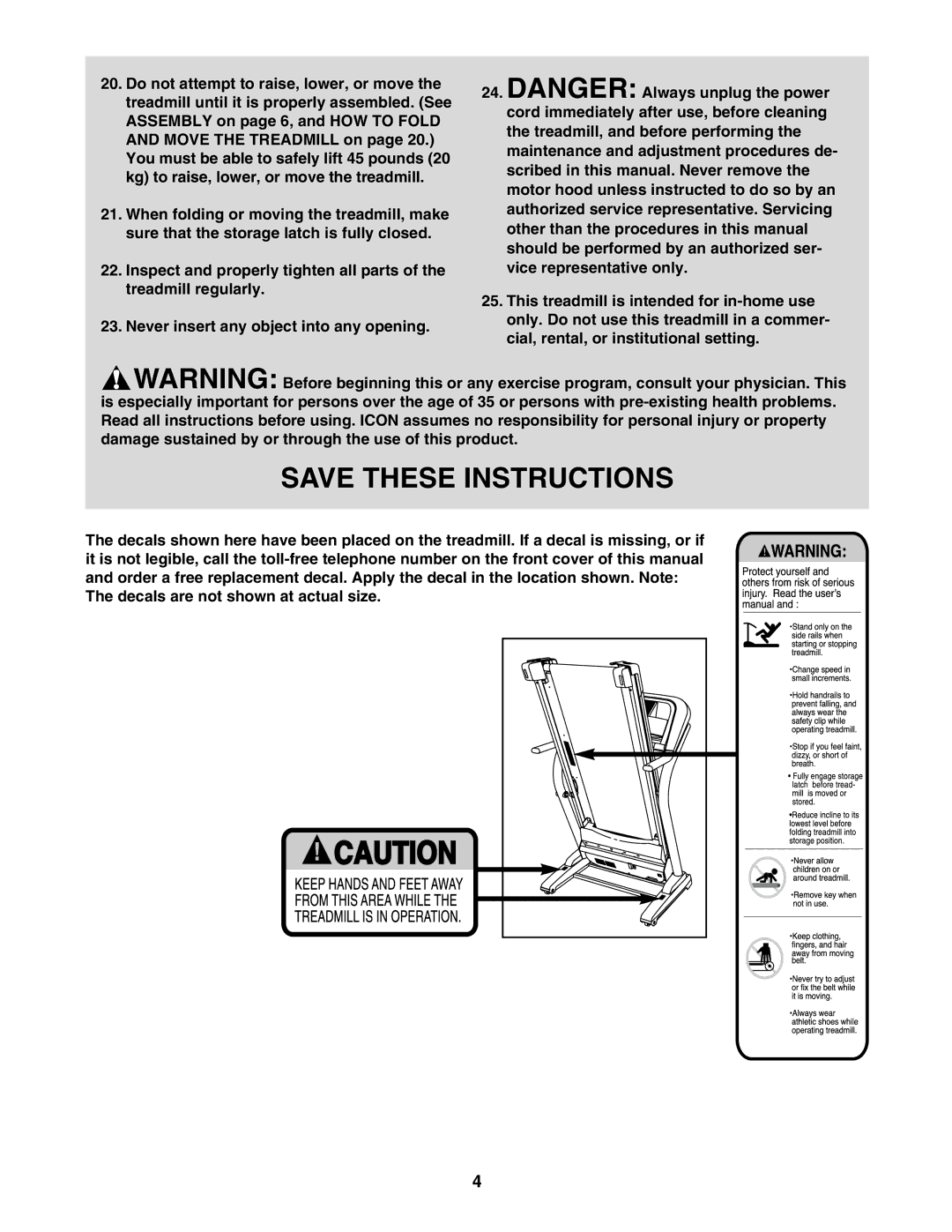 Weslo WLTL49806.0 user manual 