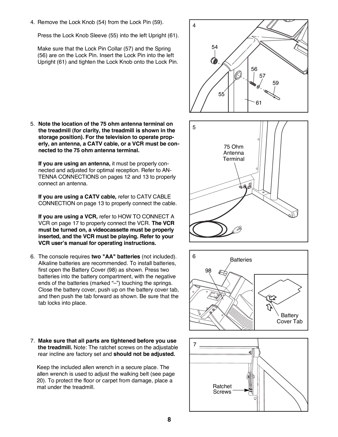 Weslo WLTL62790 user manual 