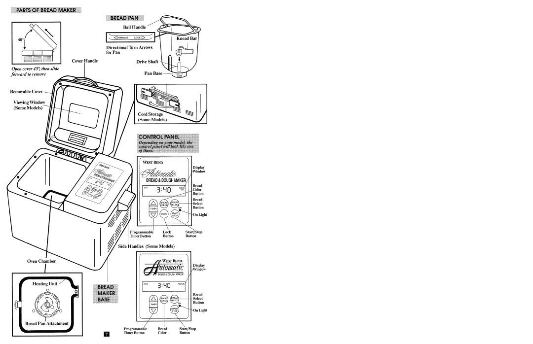 West Bend 41041Y, L4960 manual 