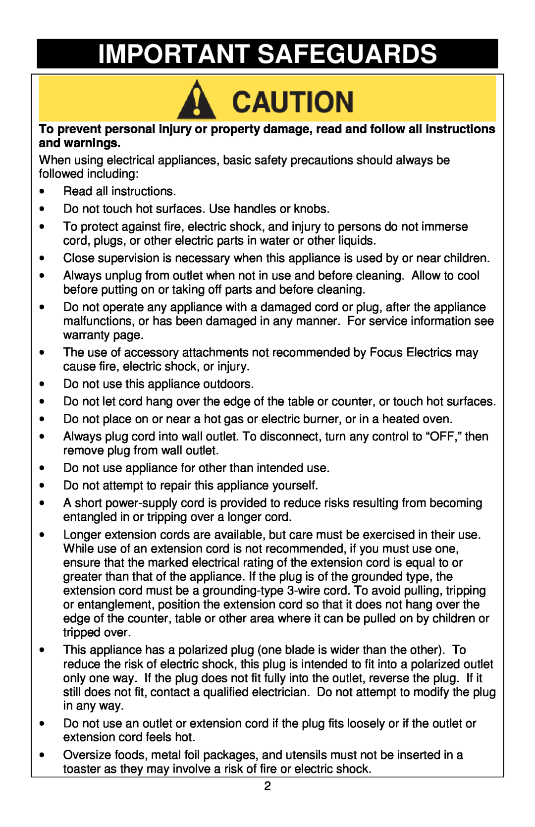 West Bend 643-050 instruction manual Important Safeguards 