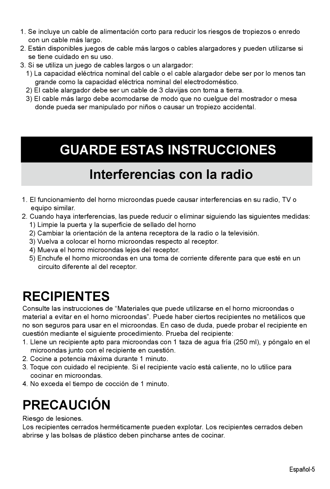 West Bend AG028PLV manual Guarde Estas Instrucciones 