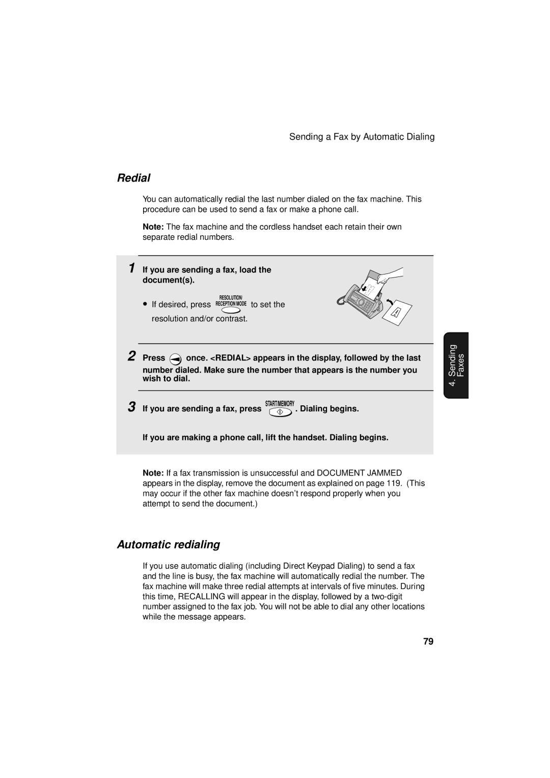 West Bend Back to Basics UX-CC500 manual Redial, Automatic redialing 