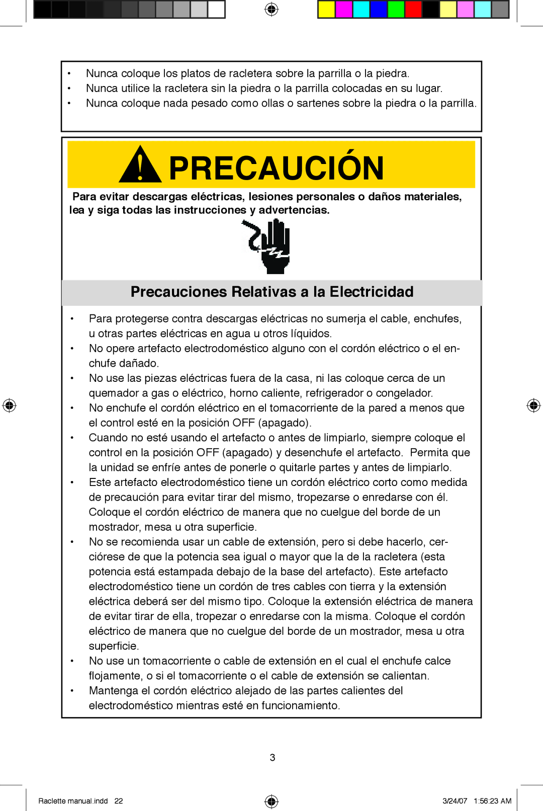 West Bend Fondue Maker manual Precauciones Relativas a la Electricidad 