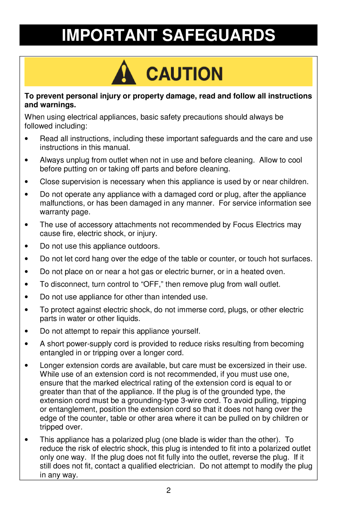 West Bend IC12701 instruction manual Important Safeguards 