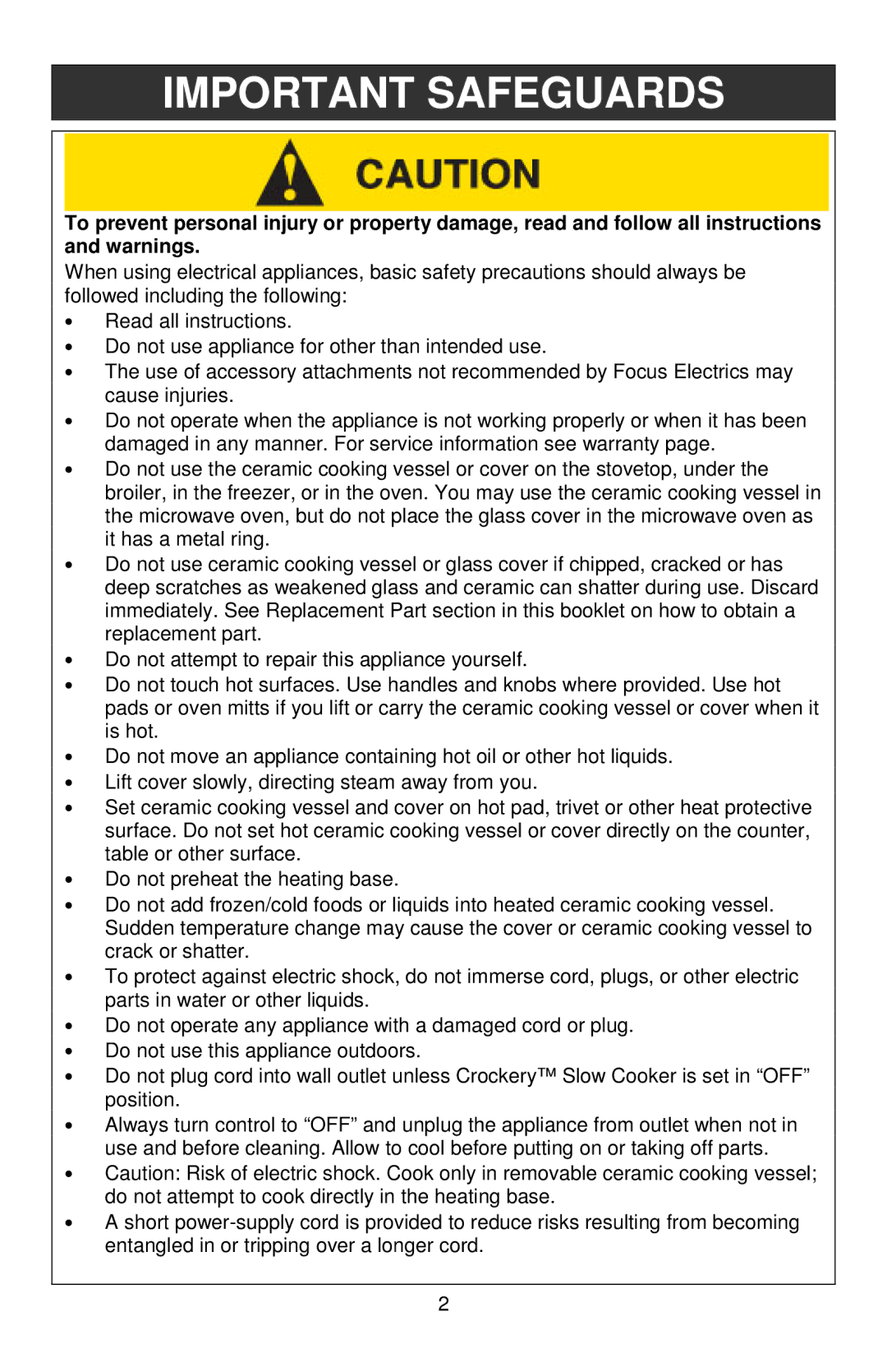 West Bend L5777B, 84306 manual Important Safeguards 