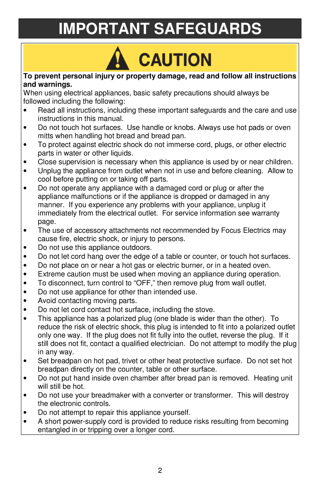 West Bend L5778C instruction manual Important Safeguards 