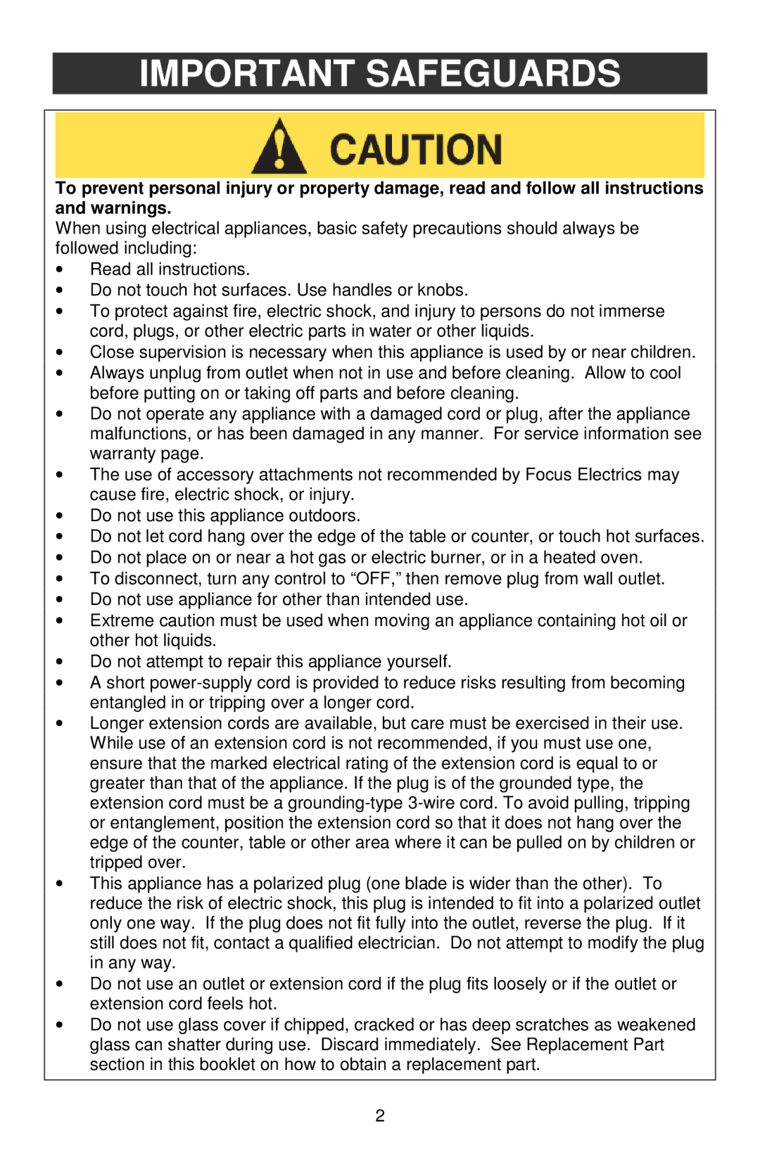 West Bend L5808, 88010 instruction manual Important Safeguards 