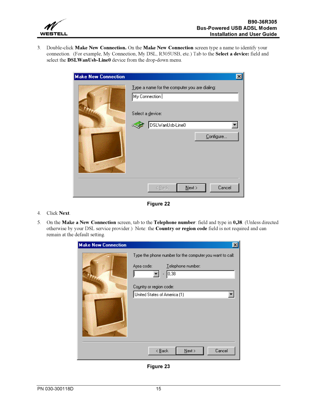 Westell Technologies B90-36R305 manual PN 030-300118D 