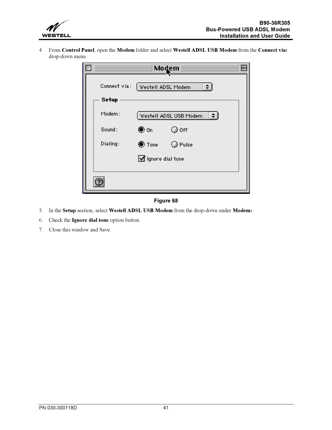 Westell Technologies B90-36R305 manual PN 030-300118D 