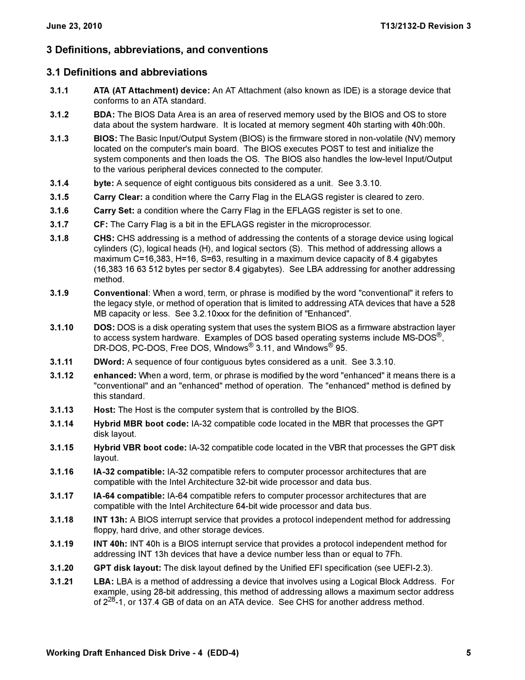 Western Digital manual June 23 T13/2132-D Revision 