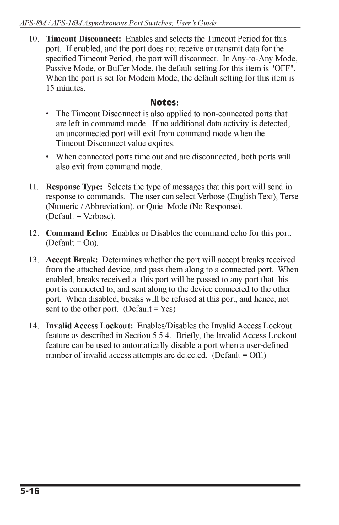 Western Telematic manual APS-8M / APS-16M Asynchronous Port Switches User’s Guide 