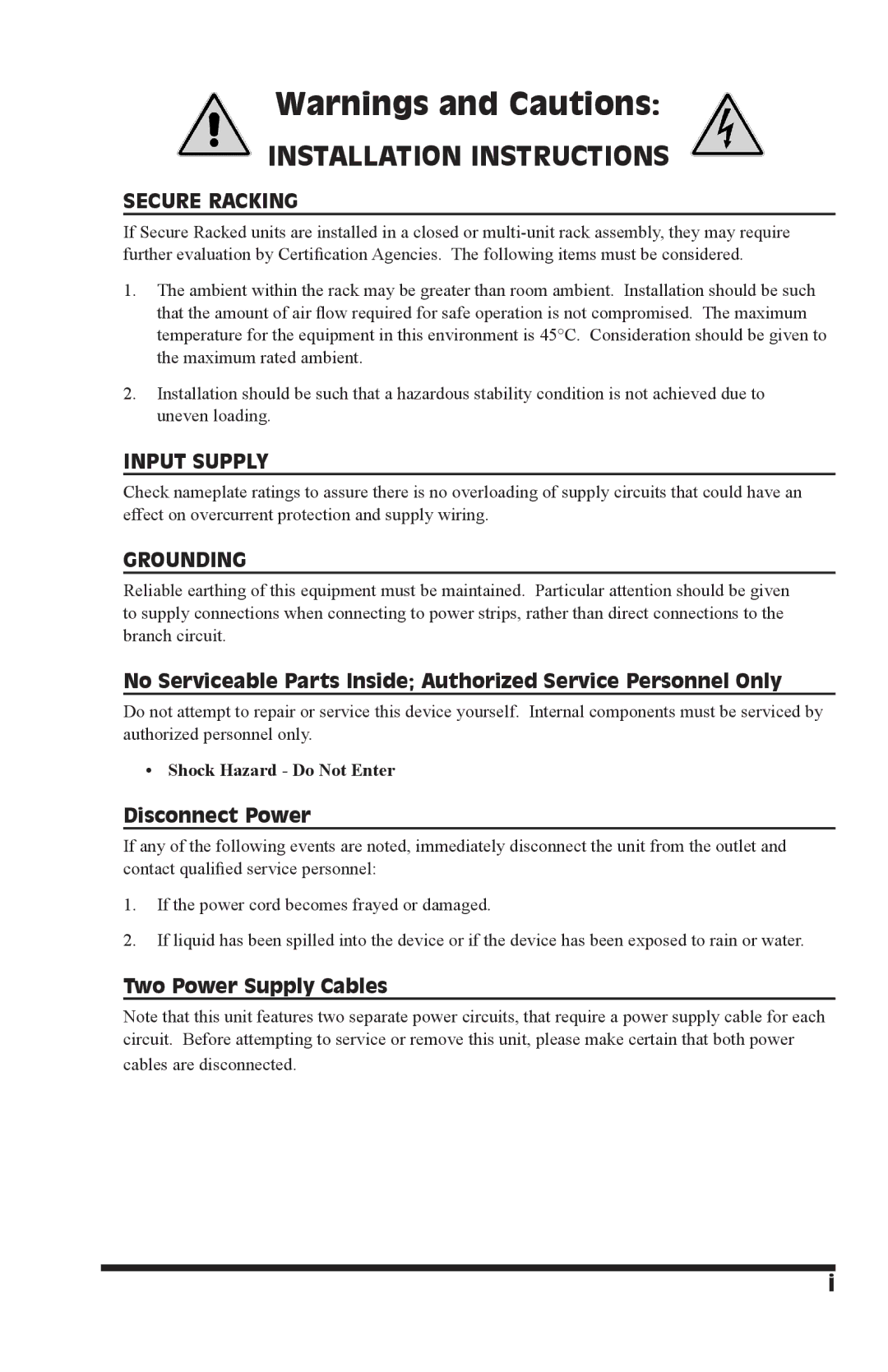 Western Telematic IPS-800CE-D16, IPS-1600CE-D16 manual Installation Instructions 