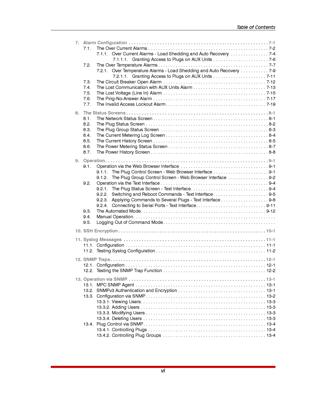 Western Telematic MPC-20VS20-1, MPC-20VD20-2, MPC-20VD20-1, MPC-20VS20-2, MPC-20V-1 MPC-8H-2, MPC-20VD16-3 Table of Contents 