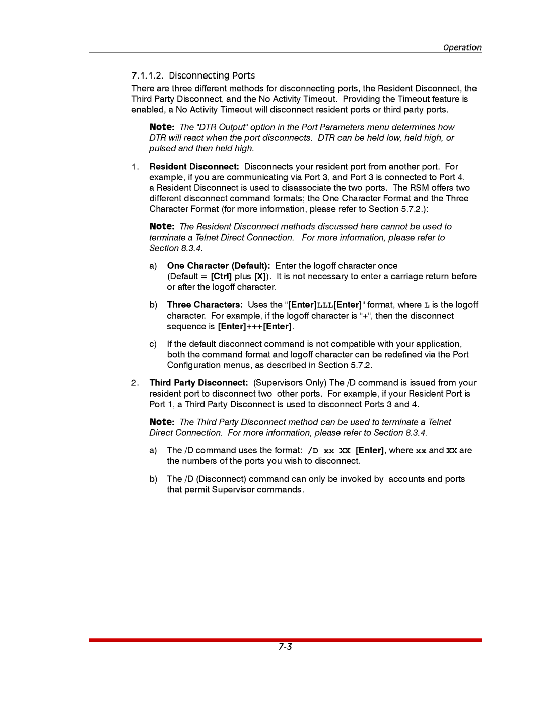 Western Telematic RSM-32DC, RSM-8, RSM-16DC manual Operation 