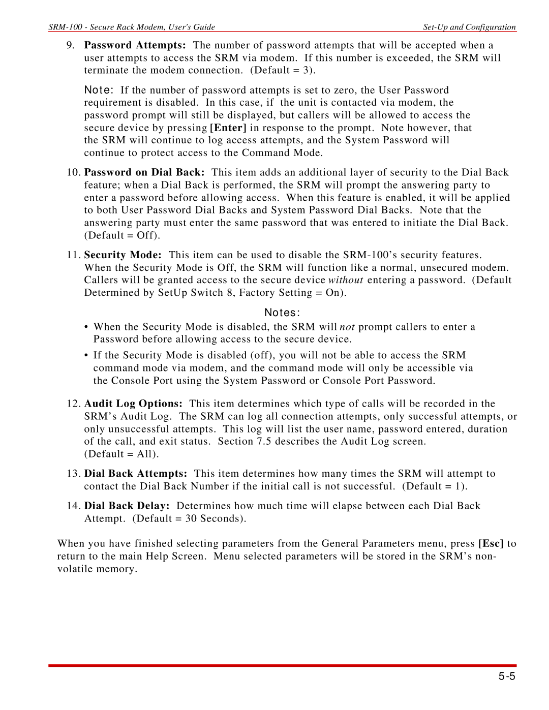 Western Telematic manual SRM-100 Secure Rack Modem, Users Guide 