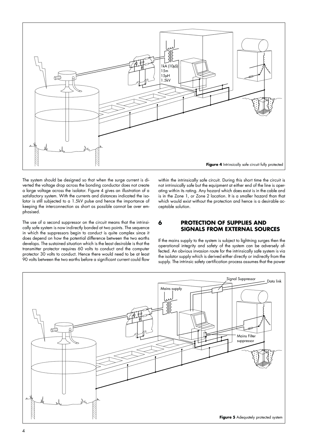 Western Telematic TAN-1005 manual Protection of Supplies and Signals from External Sources 