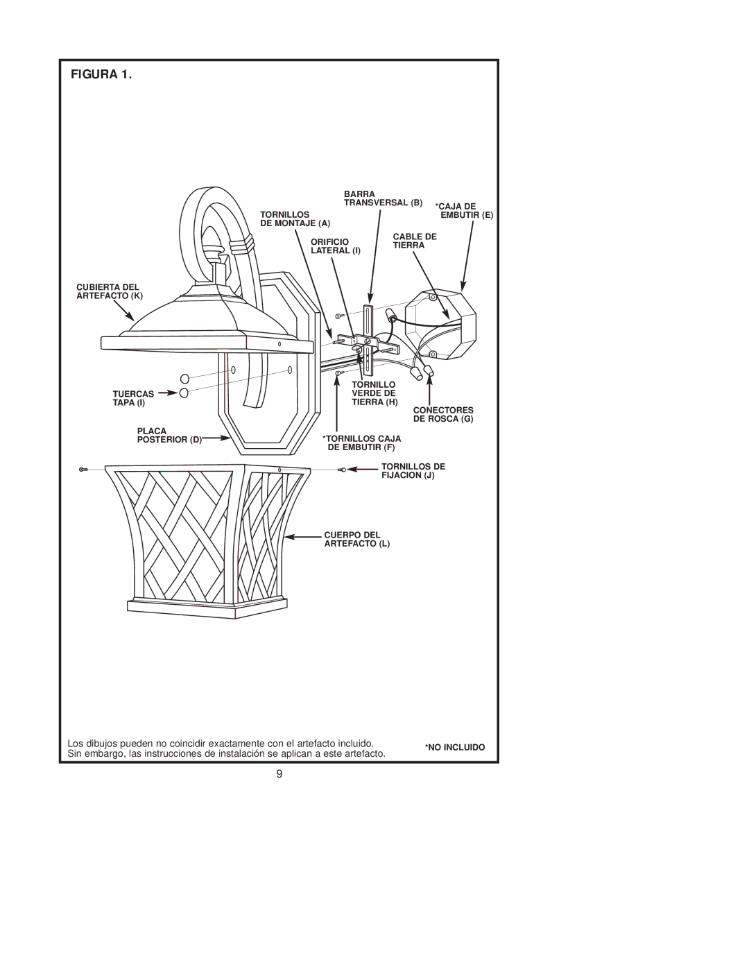 Westinghouse 100405 owner manual Figura 