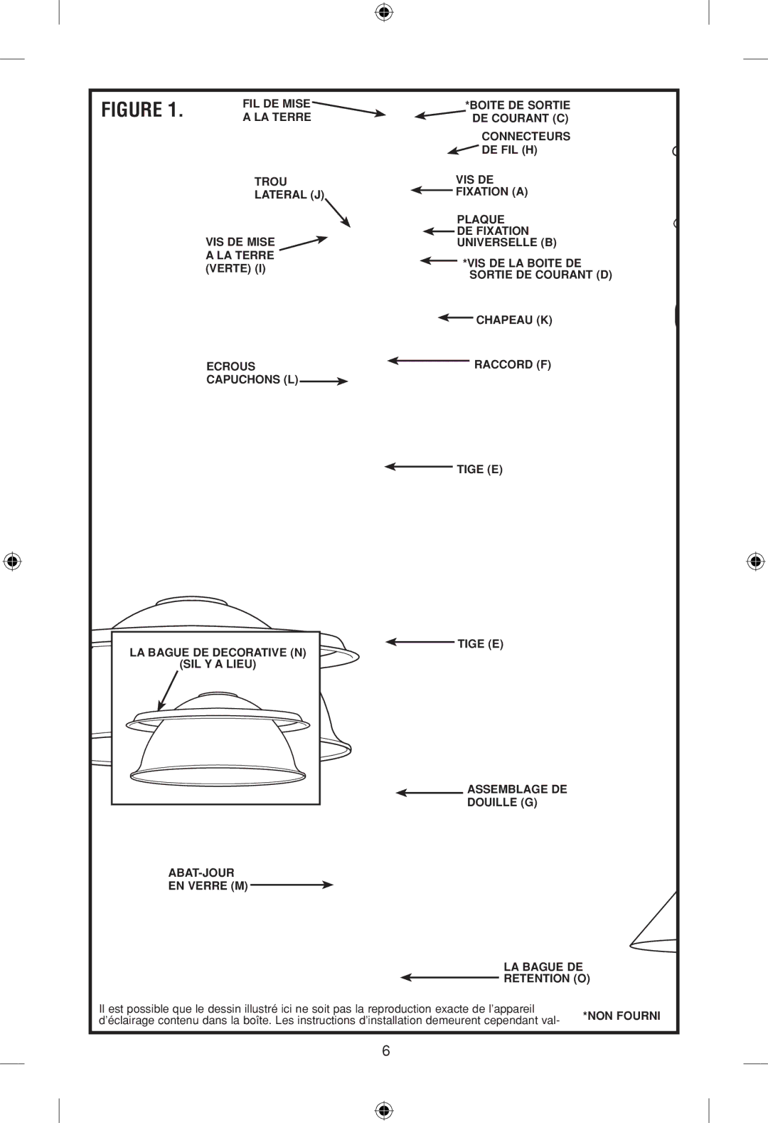 Westinghouse 101304 owner manual FIL DE Mise 