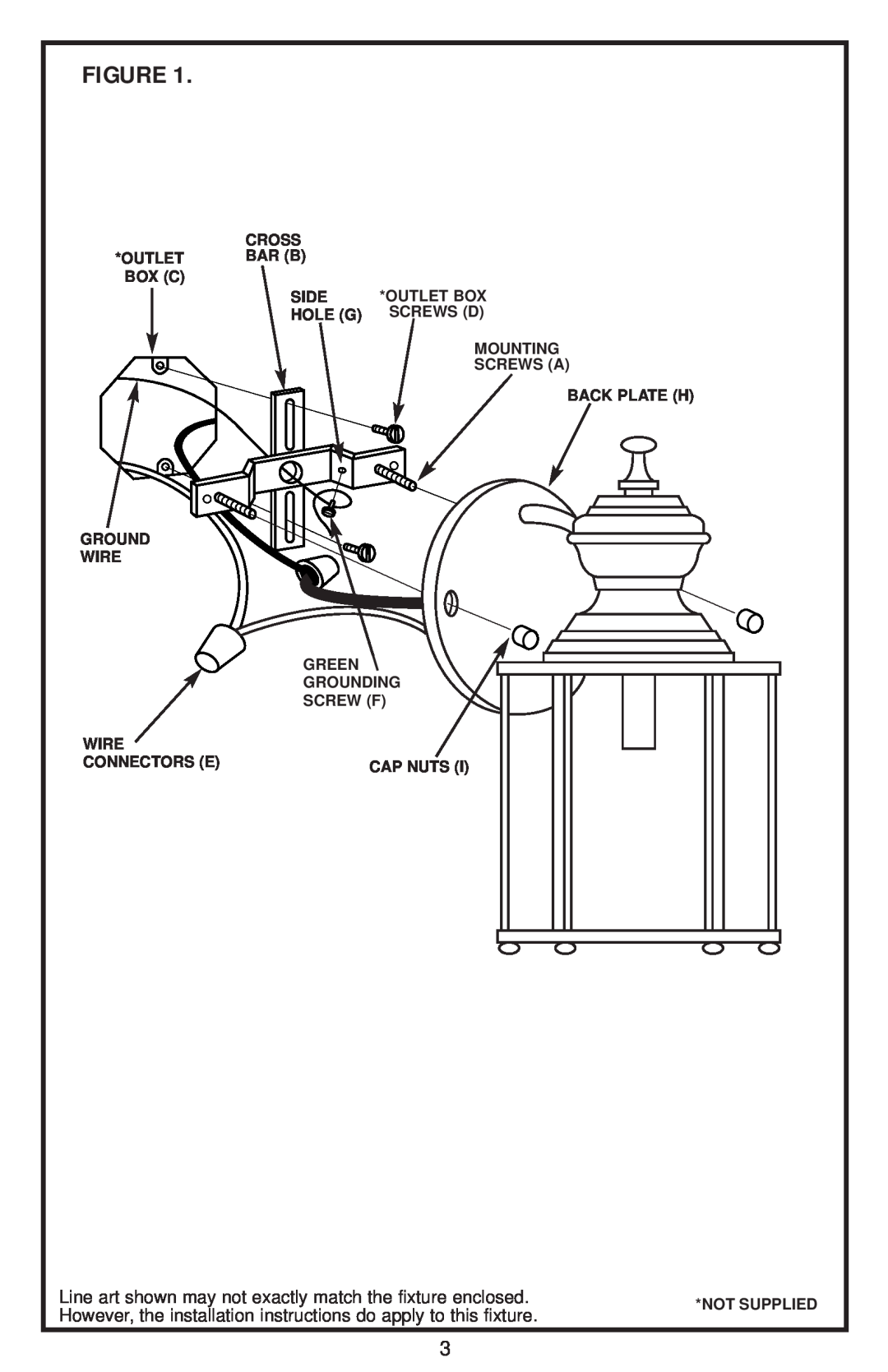 Westinghouse 11704 owner manual Line art shown may not exactly match the fixture enclosed 