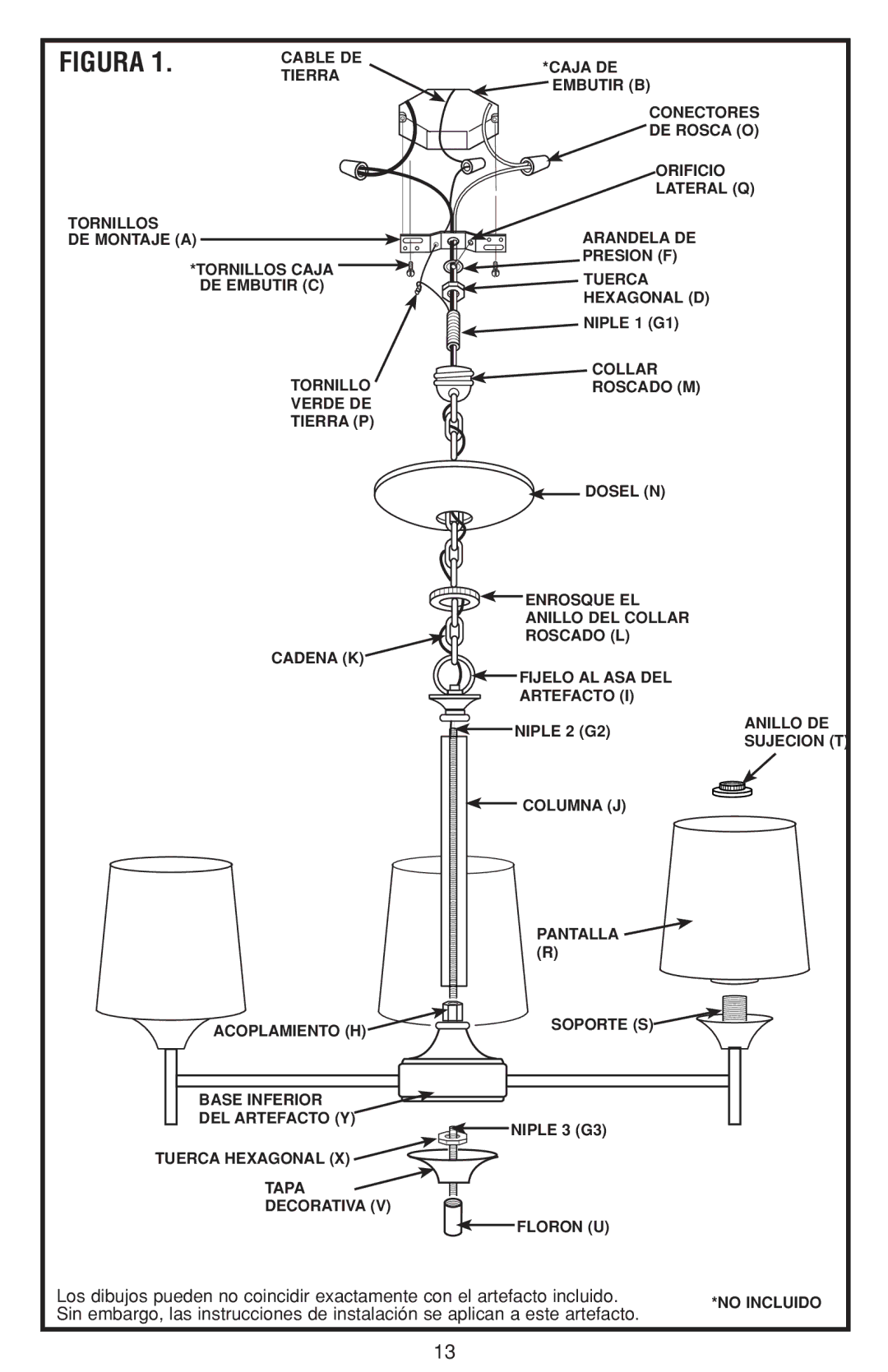 Westinghouse 120112 owner manual Figura 